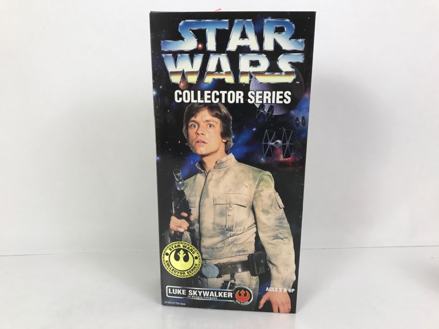 STAR WARS Collector Series Rebel Alliance Luke Skywalker In Bespin Fatigues Kenner Hasbro 1996 27757/27754 New In Box   [Photo 2]
