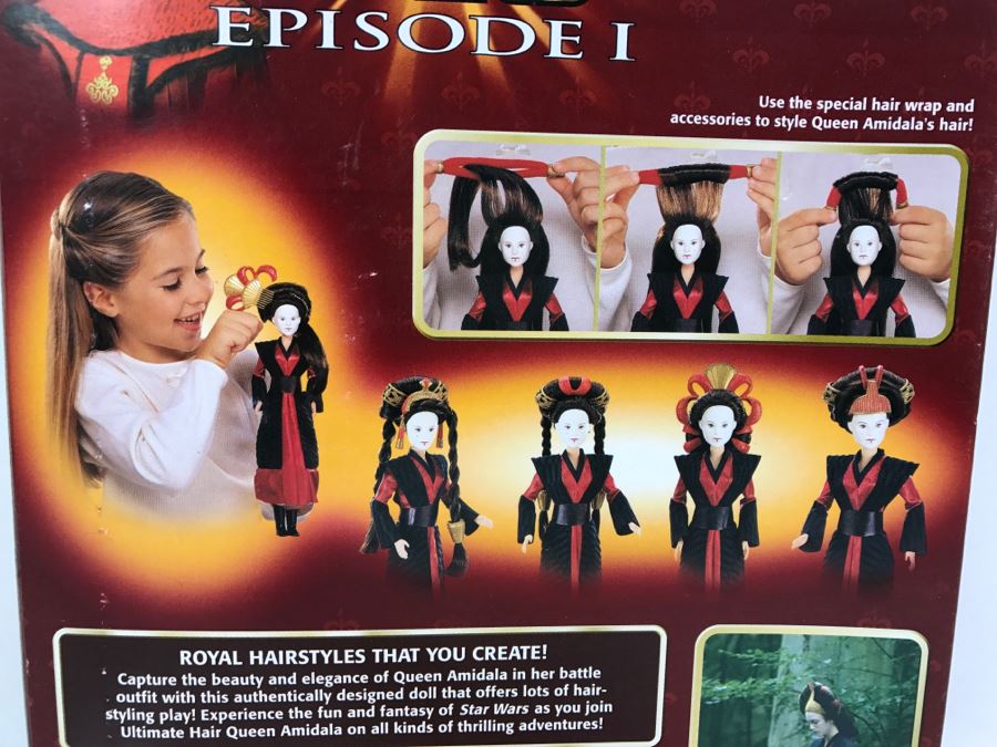 star wars episode 1 ultimate hair queen amidala