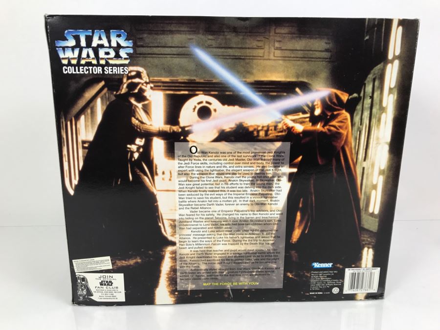 STAR WARS Collector Series Obi-Wan VS Darth Vader Electronic Power F/X    Kenner Hasbro 1997 27661 New In Box [Photo 13]