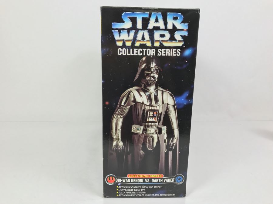 STAR WARS Collector Series Obi-Wan VS Darth Vader Electronic Power F/X    Kenner Hasbro 1997 27661 New In Box [Photo 12]
