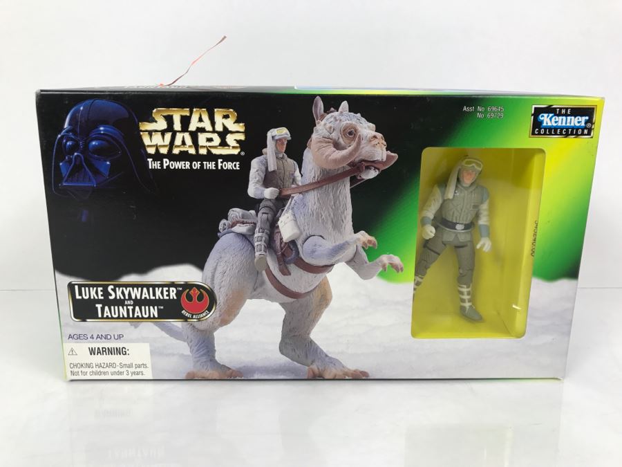STAR WARS The Power Of The Force Rebel Alliance Luke Skywalker and Tauntaun Kenner Hasbro 1997 69645/69729 New In box [Photo 1]