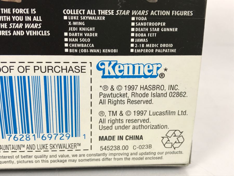 STAR WARS The Power Of The Force Rebel Alliance Luke Skywalker and Tauntaun Kenner Hasbro 1997 69645/69729 New In box [Photo 11]