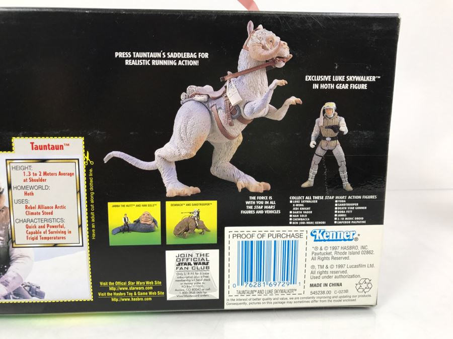STAR WARS The Power Of The Force Rebel Alliance Luke Skywalker and Tauntaun Kenner Hasbro 1997 69645/69729 New In box [Photo 10]