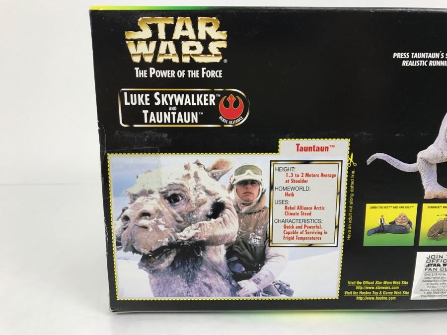 STAR WARS The Power Of The Force Rebel Alliance Luke Skywalker and Tauntaun Kenner Hasbro 1997 69645/69729 New In box [Photo 9]