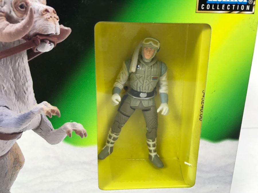 STAR WARS The Power Of The Force Rebel Alliance Luke Skywalker and Tauntaun Kenner Hasbro 1997 69645/69729 New In box [Photo 3]