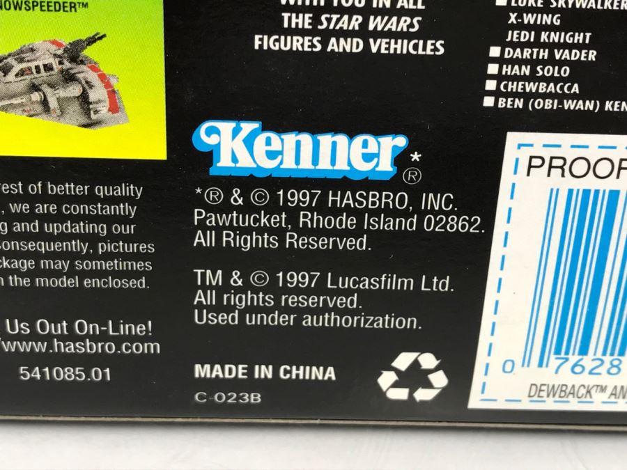 STAR WARS The Power Of The Force Special Starwars Trilogy Edition Dewback And Sandtrooper Kenner Hasbro 1997 69645/69743 New In box [Photo 10]