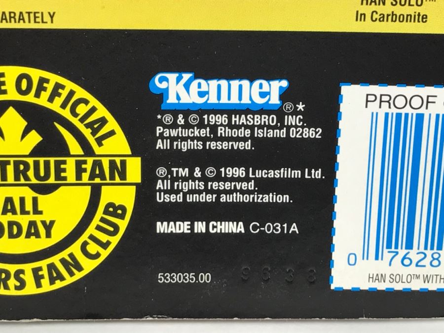 STAR WARS Rebel Alliance Deluxe Han Solo With Smuggler Flight Pack Kenner Hasbro 1996 69610/69612 New On Card [Photo 13]