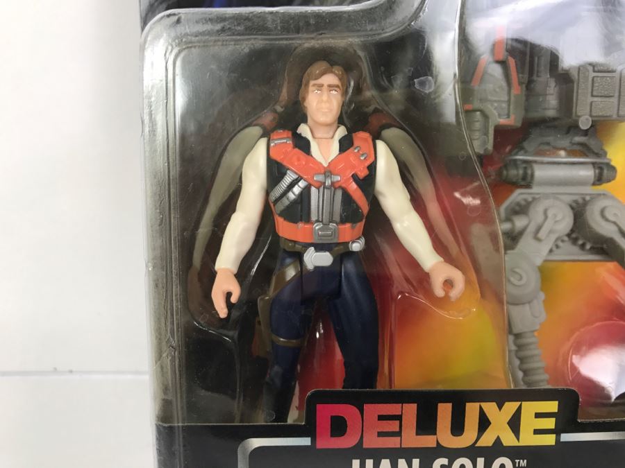 STAR WARS Rebel Alliance Deluxe Han Solo With Smuggler Flight Pack ...