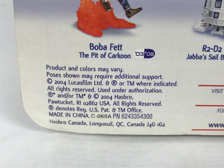 STAR WARS Return Of The Jedi Jabba’s Palace Rappertunie Hasbro 2004 84746/84715 New On Card [Photo 11]