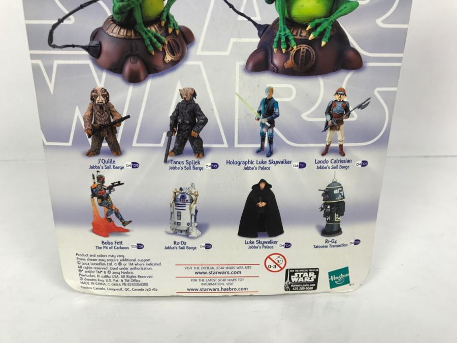 STAR WARS Return Of The Jedi Jabba’s Palace Rappertunie Hasbro 2004 84746/84715 New On Card [Photo 10]