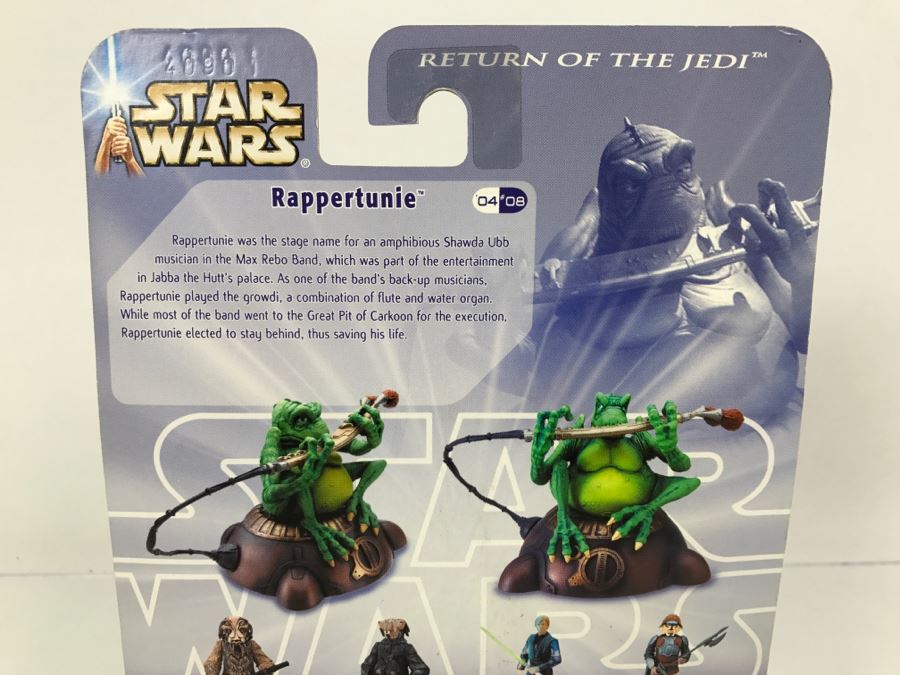 STAR WARS Return Of The Jedi Jabba’s Palace Rappertunie Hasbro 2004 84746/84715 New On Card [Photo 9]