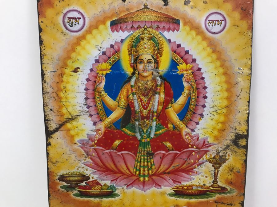 Vintage Metal India Advertising Sign Novino Batteries & Torches [Photo 4]