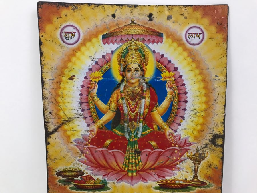 Vintage Metal India Advertising Sign Novino Batteries & Torches [Photo 3]