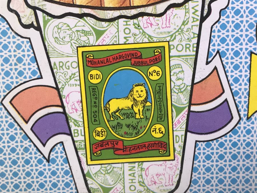 Vintage Metal India Advertising Sign [Photo 9]