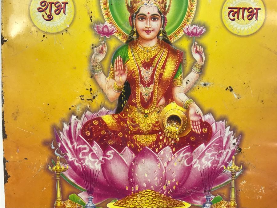 Vintage Metal India Advertising Calendar Sign Novino Batteries & Torches [Photo 6]