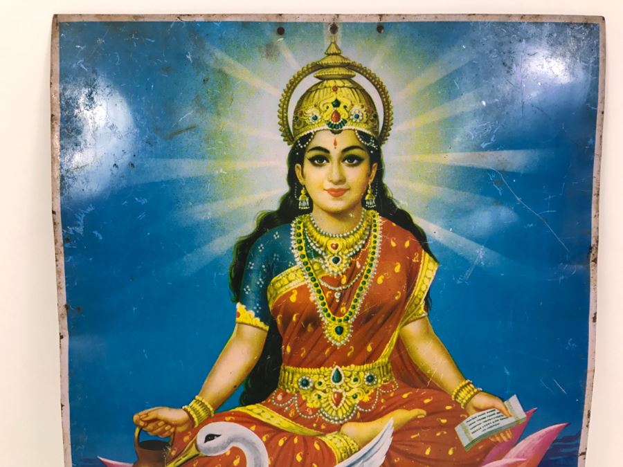 Vintage Metal India Advertising Sign [Photo 3]