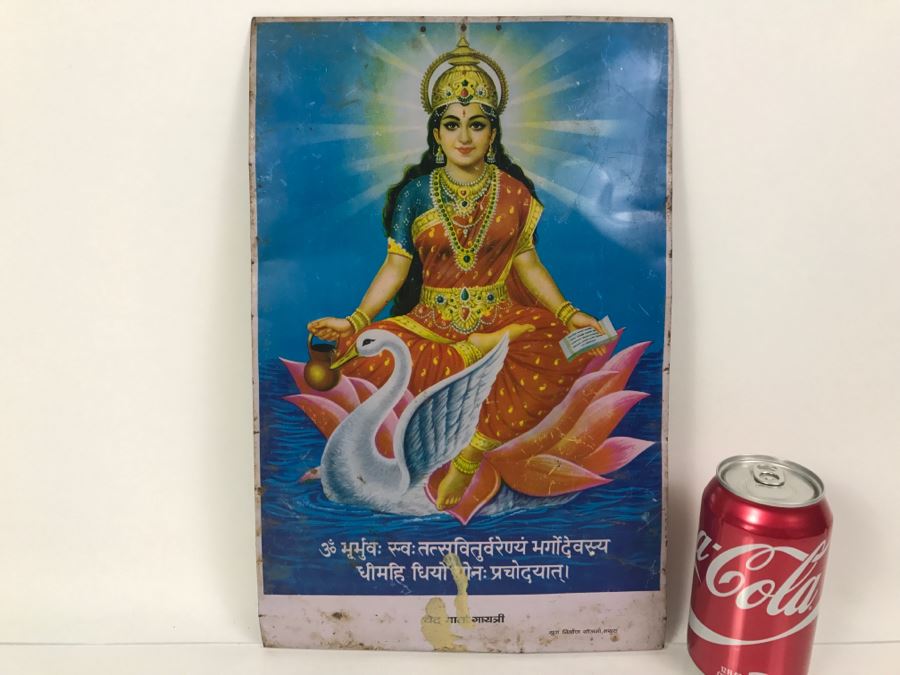 Vintage Metal India Advertising Sign