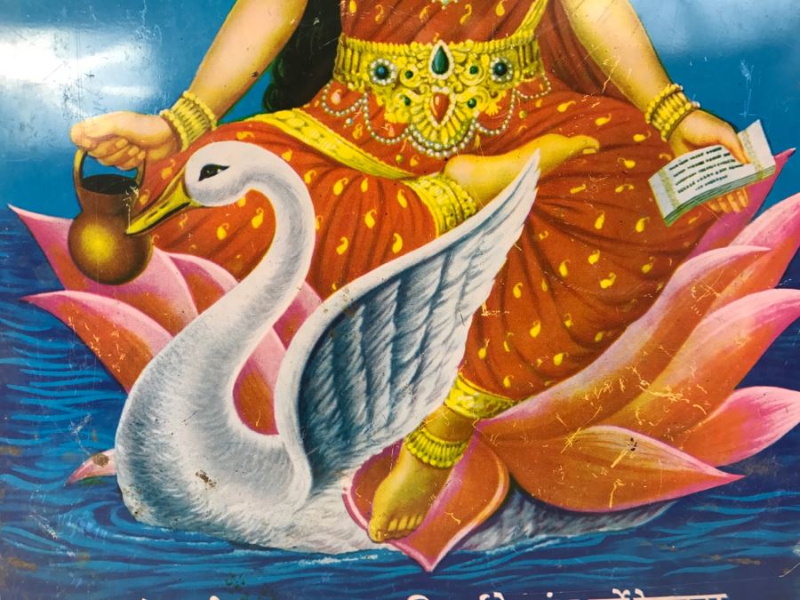 Vintage Metal India Advertising Sign [Photo 6]