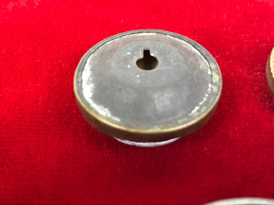 Set Of 7 Victorian Picture Hangers - Missing Spikes On Back [Photo 12]