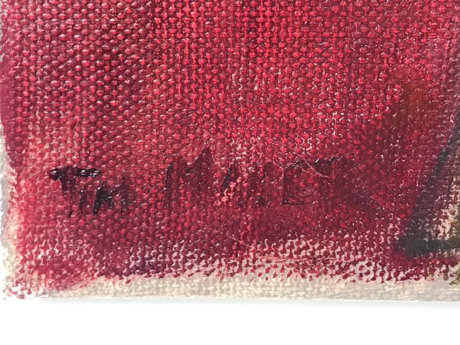 Original Nude Portrait Oil Painting By Tim Maher 11' X 14' [Photo 9]