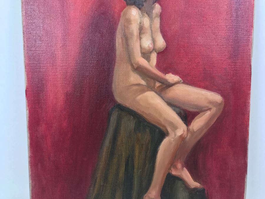 Original Nude Portrait Oil Painting By Tim Maher 11' X 14' [Photo 4]
