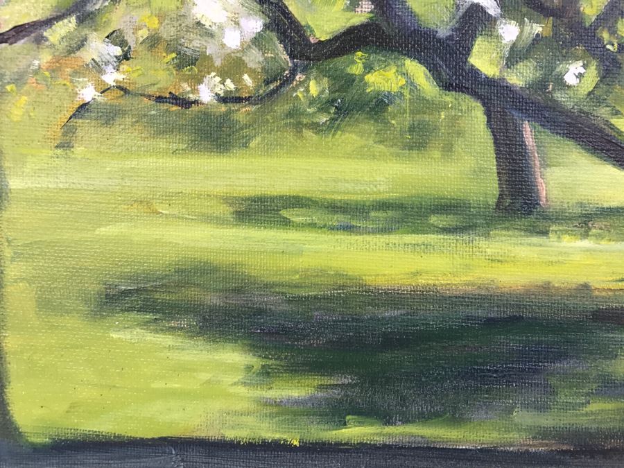 Original Plein Air Oil Painting Unsigned 12' X 9' [Photo 9]