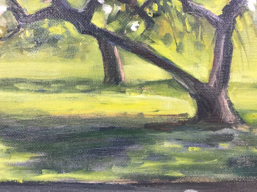 Original Plein Air Oil Painting Unsigned 12' X 9' [Photo 10]