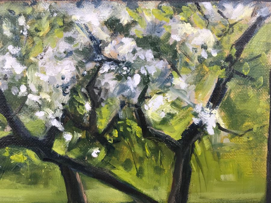 Original Plein Air Oil Painting Unsigned 12' X 9' [Photo 7]