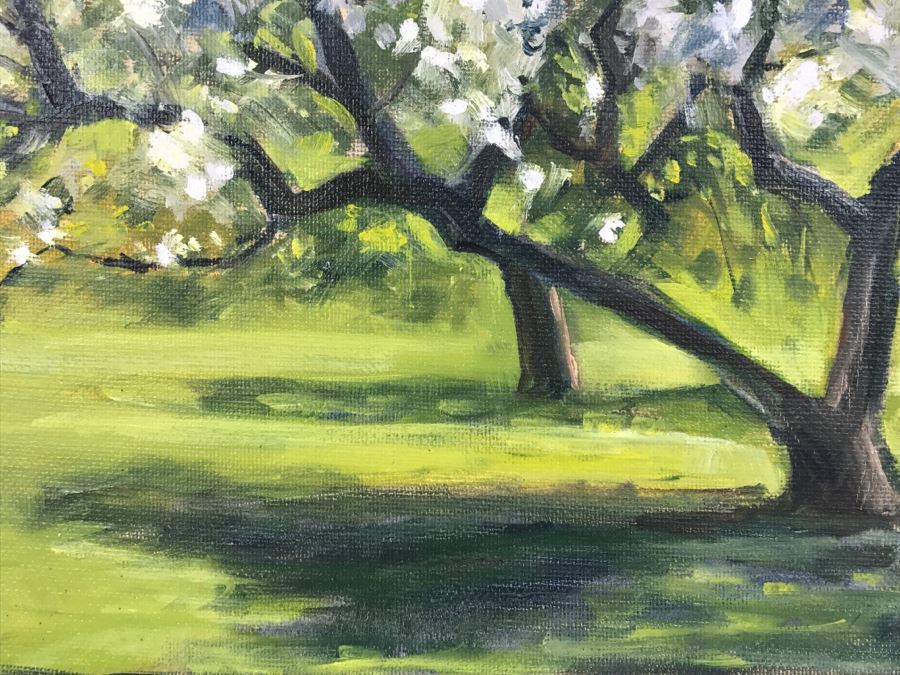 Original Plein Air Oil Painting Unsigned 12' X 9' [Photo 13]