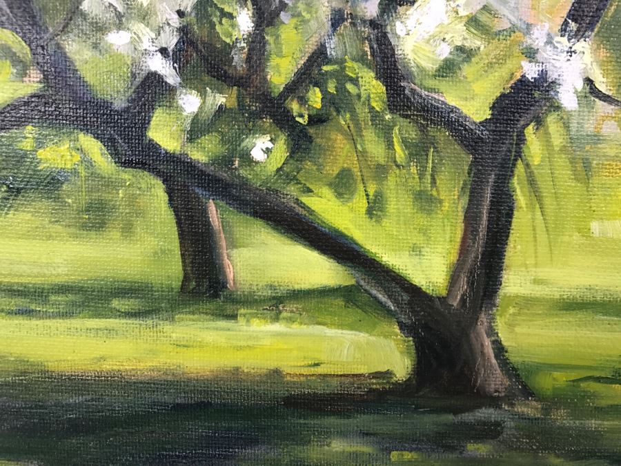 Original Plein Air Oil Painting Unsigned 12' X 9' [Photo 5]