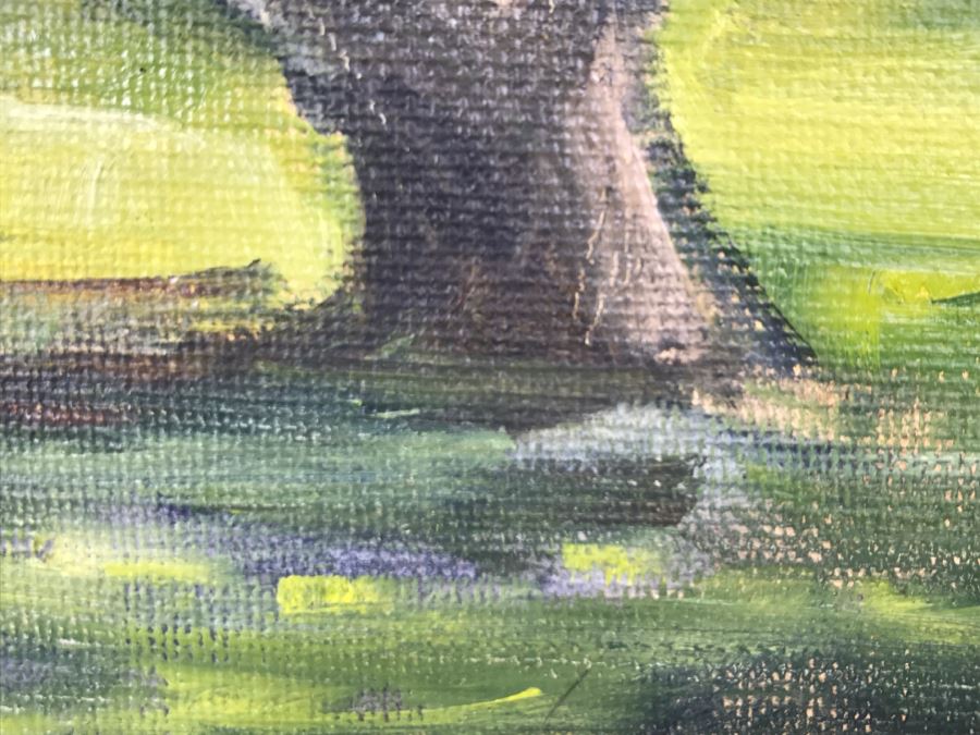 Original Plein Air Oil Painting Unsigned 12' X 9' [Photo 12]