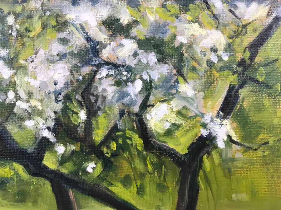 Original Plein Air Oil Painting Unsigned 12' X 9' [Photo 6]