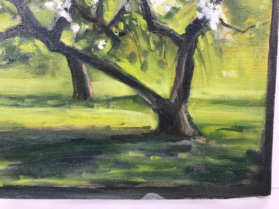 Original Plein Air Oil Painting Unsigned 12' X 9' [Photo 4]