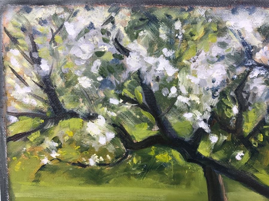 Original Plein Air Oil Painting Unsigned 12' X 9' [Photo 8]