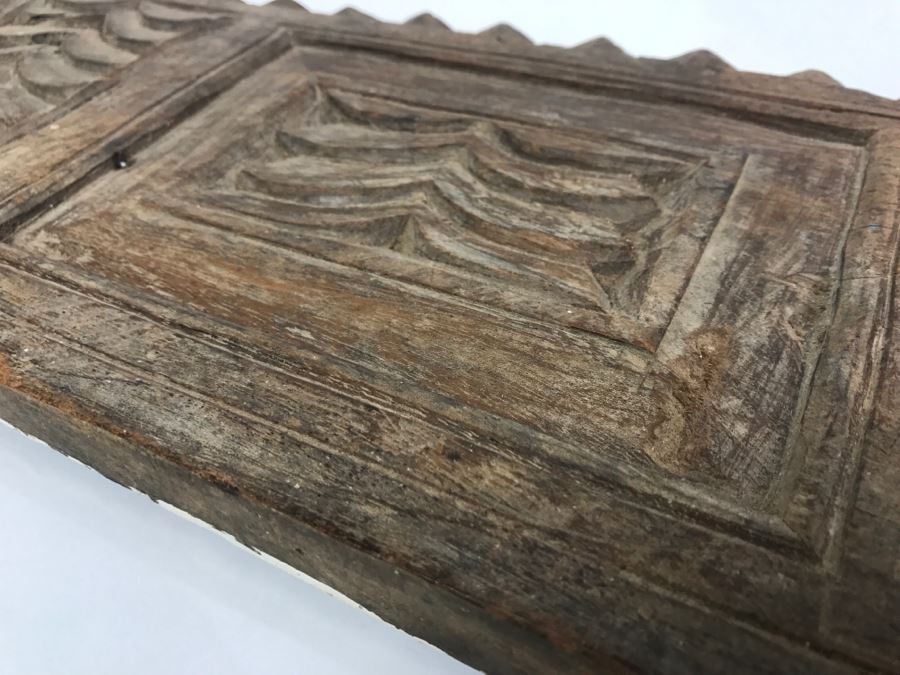 Vintage Carved Teak Wood Panel [Photo 12]