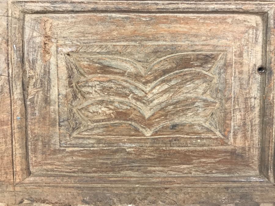 Vintage Carved Teak Wood Panel [Photo 7]