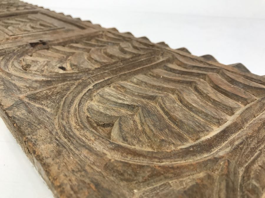 Vintage Carved Teak Wood Panel [Photo 11]