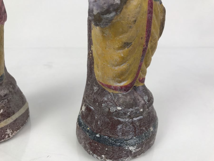 Set Of 2 Hand Painted Figurines From India [Photo 11]