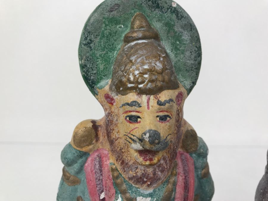 Set Of 2 Hand Painted Figurines From India [Photo 5]