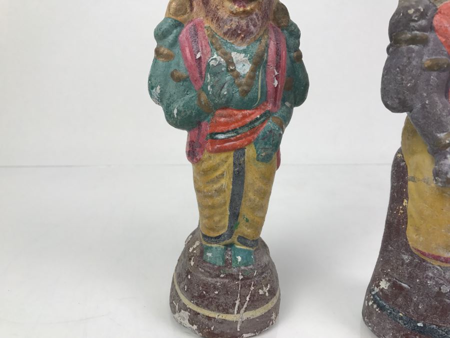 Set Of 2 Hand Painted Figurines From India [Photo 12]
