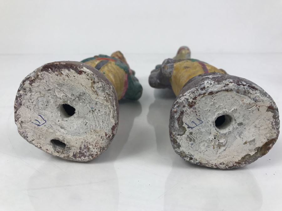 Set Of 2 Hand Painted Figurines From India [Photo 14]