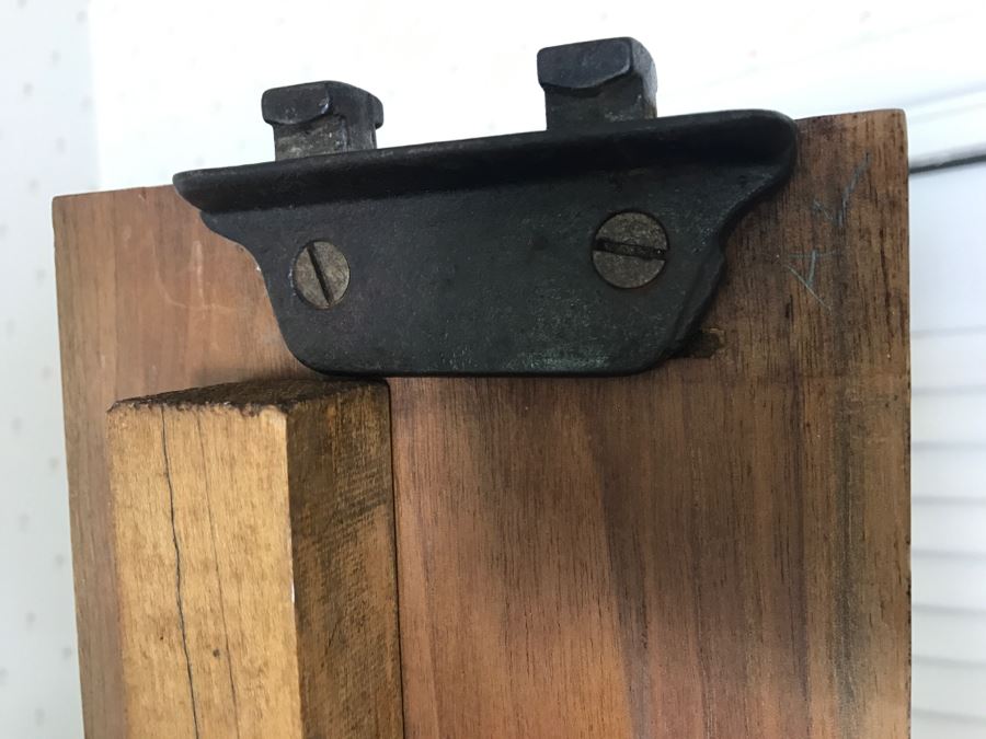 Vintage Turned Walnut Wooden TWIN SIZE Bed Headboard And Footboard With Frame [Photo 13]