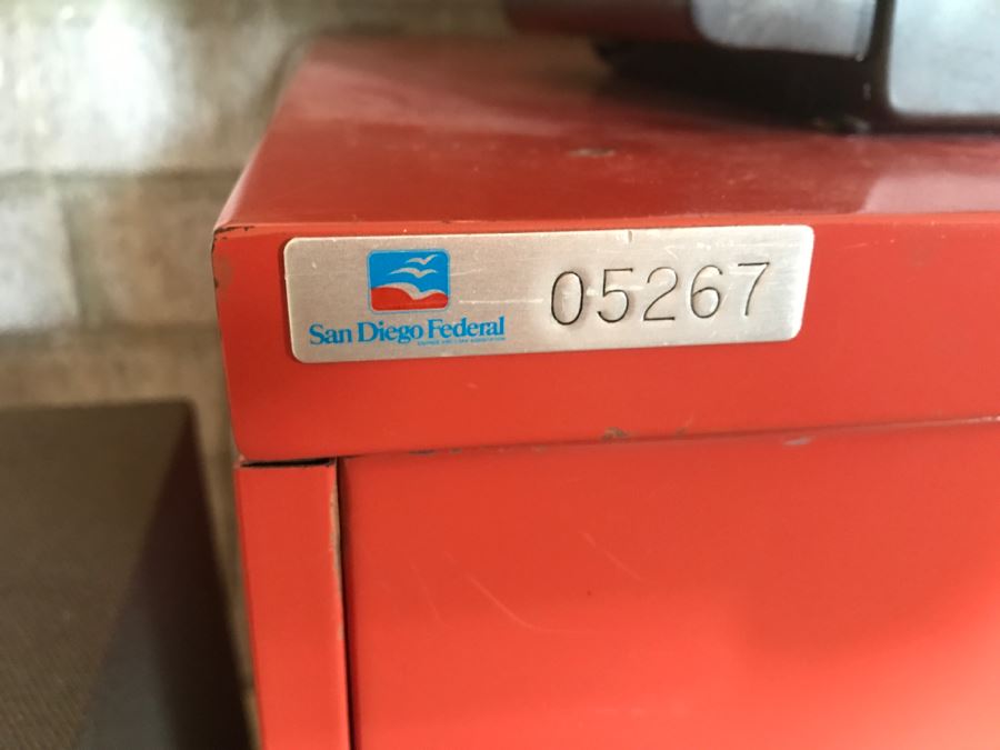 Red 3-Drawer Double Filing Cabinet [Photo 2]