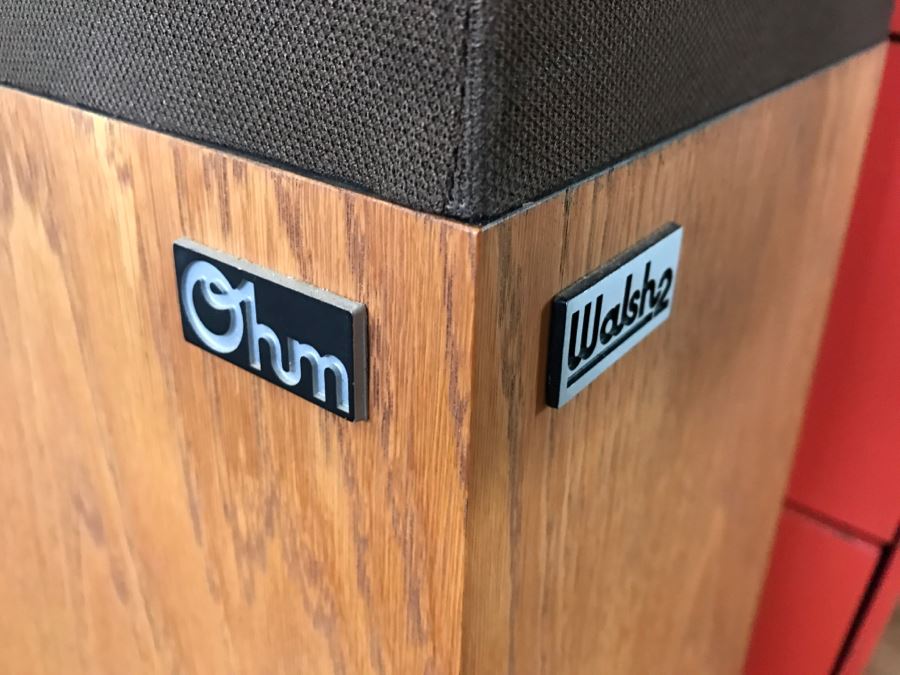 Vintage Hi-Fi Ohm Walsh 2 Loudspeakers Speakers Working Sound Great [Photo 4]