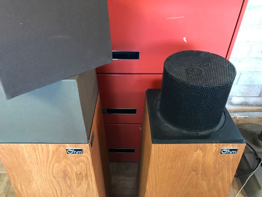 Vintage Hi-Fi Ohm Walsh 2 Loudspeakers Speakers Working Sound Great [Photo 15]
