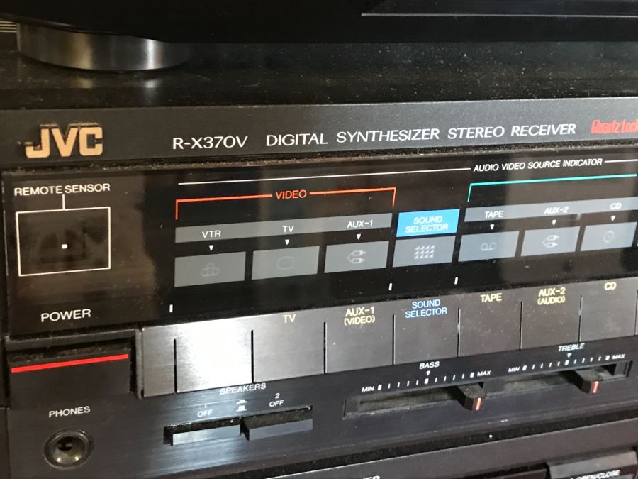 JVC Stereo Receiver R-X370V, JVC CD Player XL-V200 And SONY VCR [Photo 3]