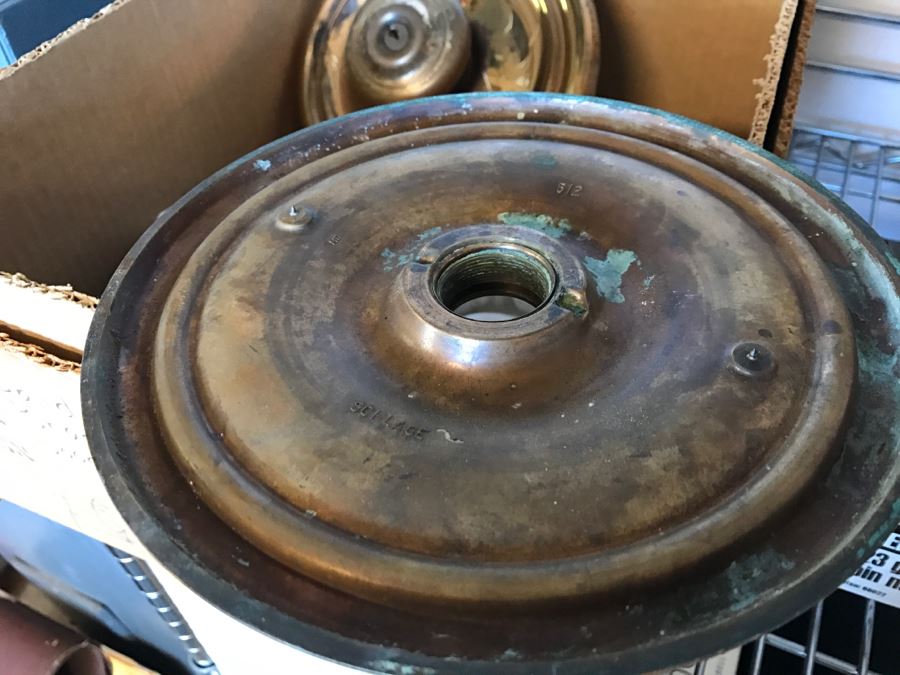 Huge Heavy Brass SCHLAGE Front Door Handle Assembly [Photo 6]