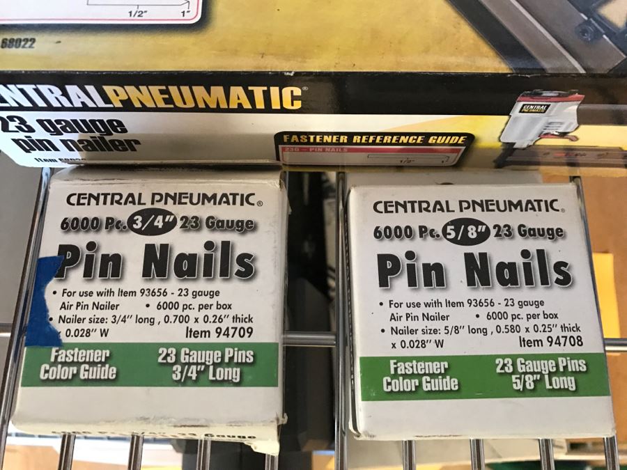 Central Pneumatic 23 Gauge Pin Nailer With Pin Nails [Photo 3]