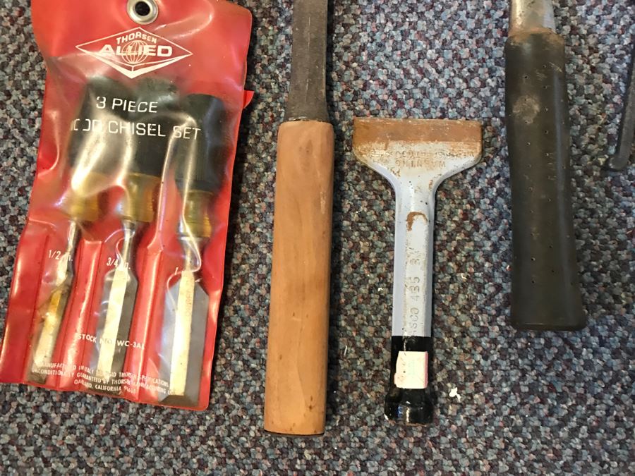 Various Vintage Tools Hammers Chisels [Photo 9]