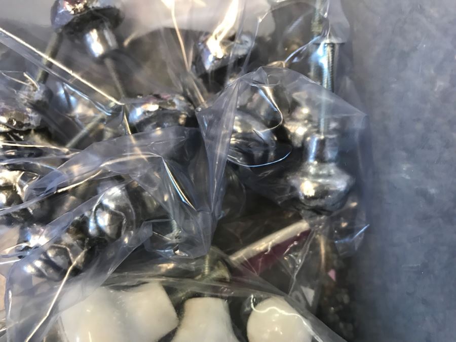 Bin Of Cabinet Handles Pulls Metal Rose Motif [Photo 4]